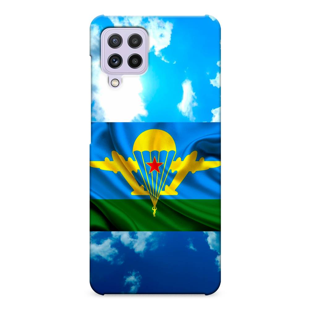 

Пластиковый чехол "ВДВ флаг в небесах" на Samsung Galaxy A22
