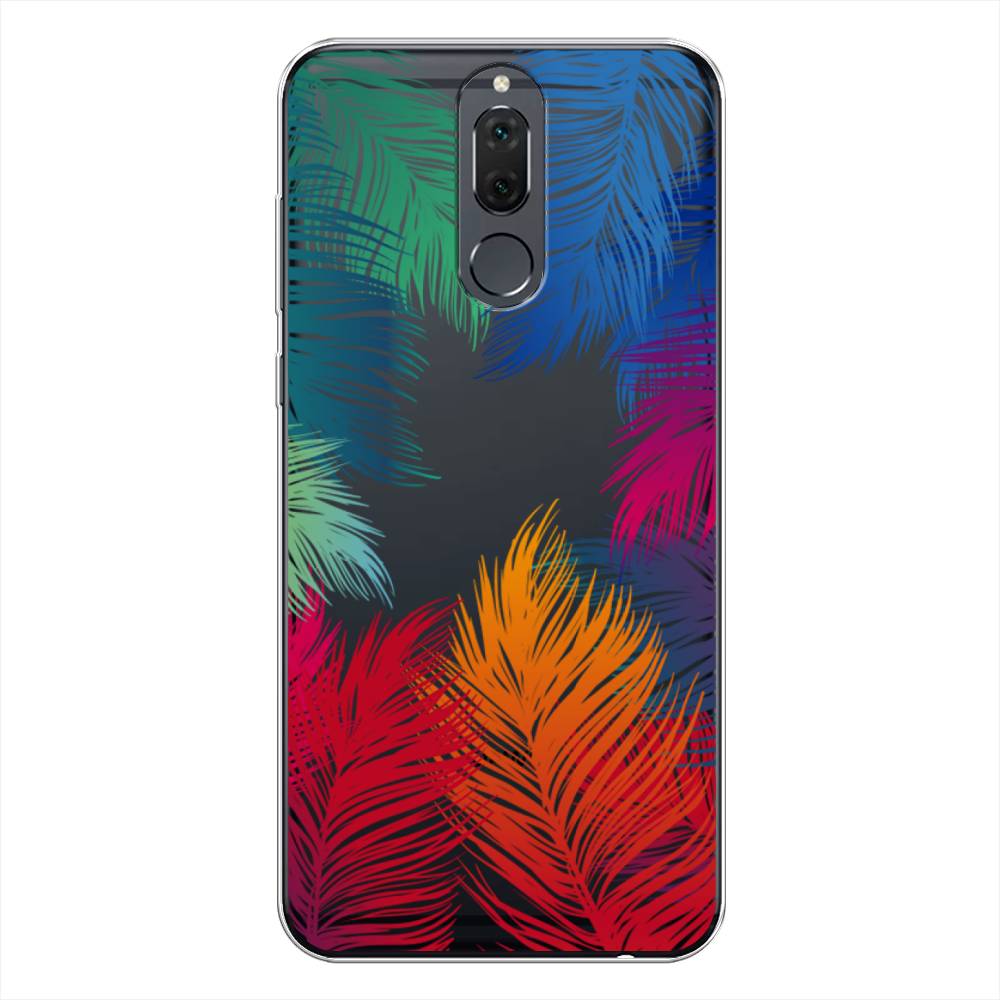 фото Чехол awog "рамка из перьев" для huawei nova 2i