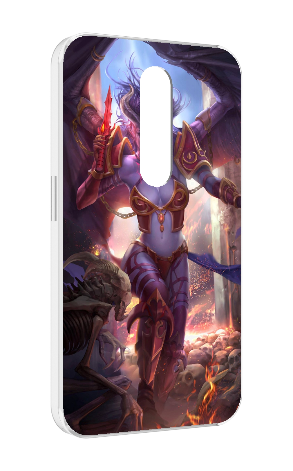 

Чехол MyPads queen of pain dota 2 для Motorola Moto X Force (XT1585 / XT1581), Прозрачный, Tocco