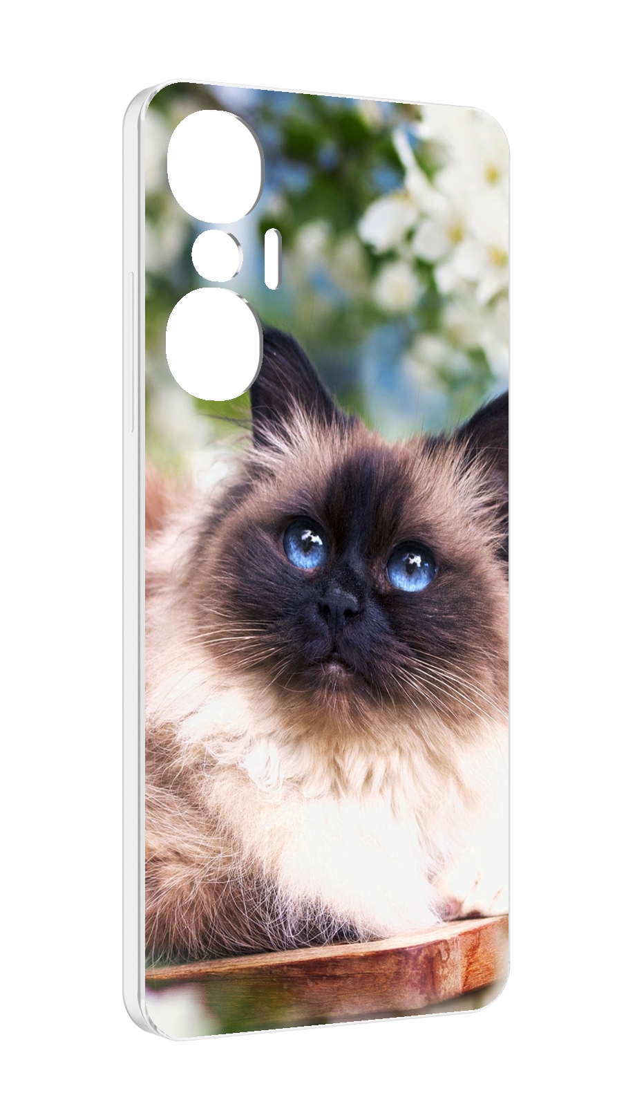 

Чехол MyPads порода кошка Бирман для Infinix Hot 20S противоударный, Tocco