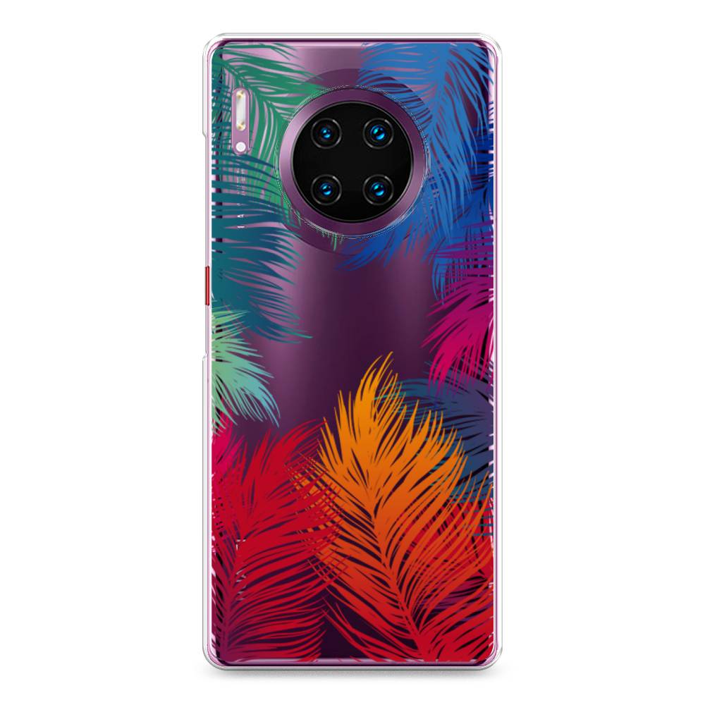 Чехол Awog  на Huawei Mate 30 Pro Рамка из перьев