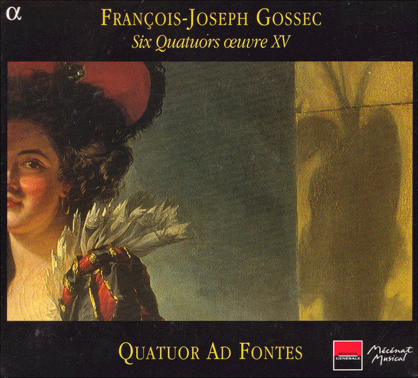 Gossec: Six Quatuors oeuvre XV (1 CD)