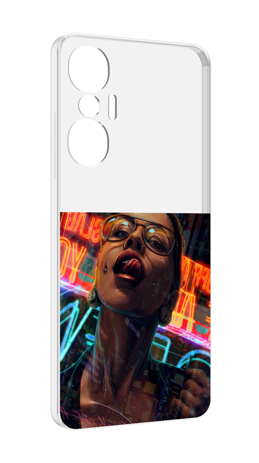 

Чехол MyPads пирсинги-в-щеках для Infinix Hot 20S противоударный, Tocco