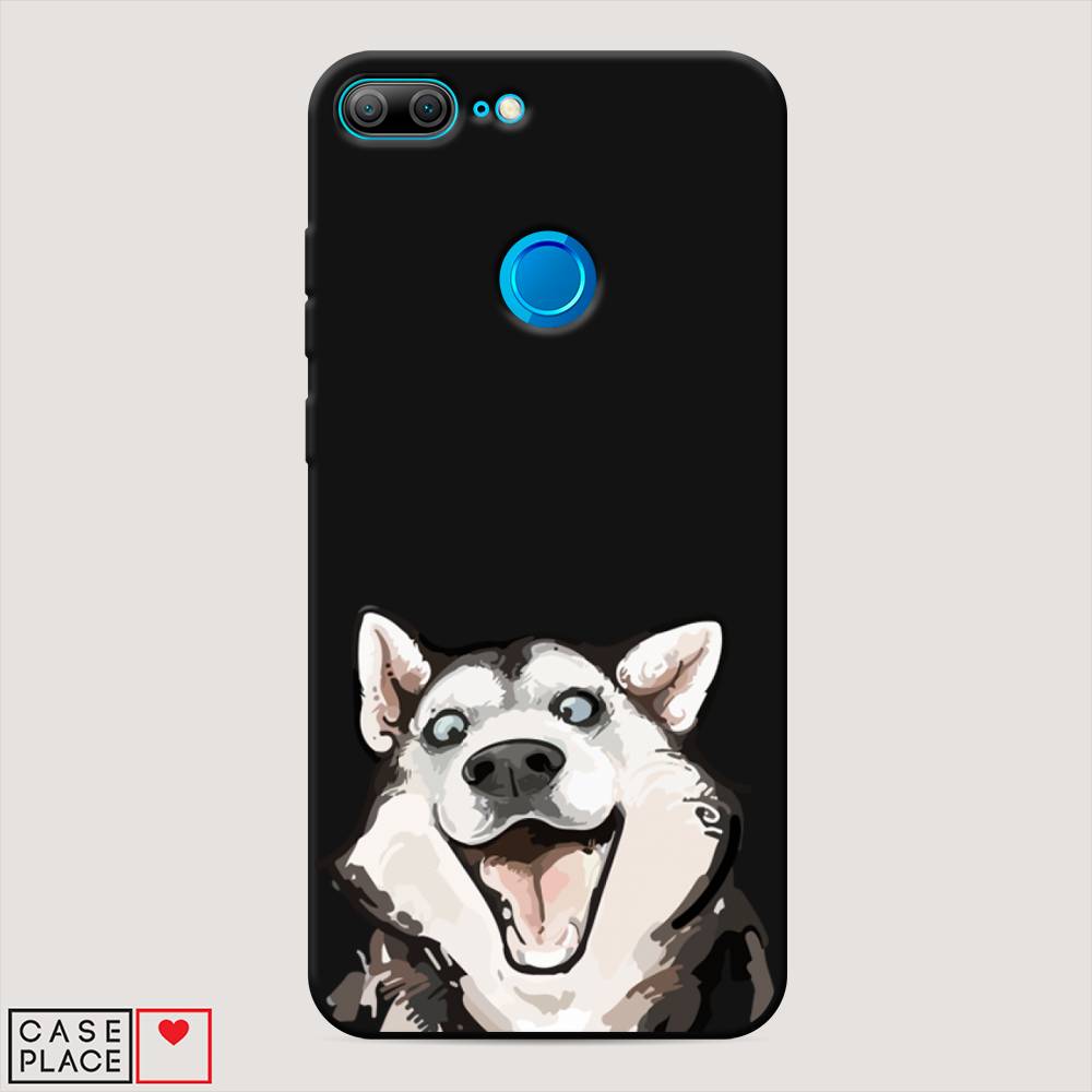 

Чехол Awog на Honor 9 Lite "Радостный хаски", Разноцветный, 64252-1