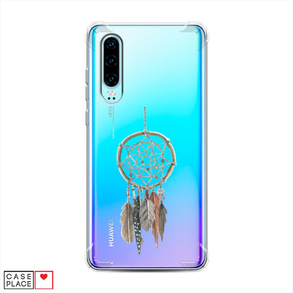 фото Чехол awog "ловец снов с перьями" для huawei p30