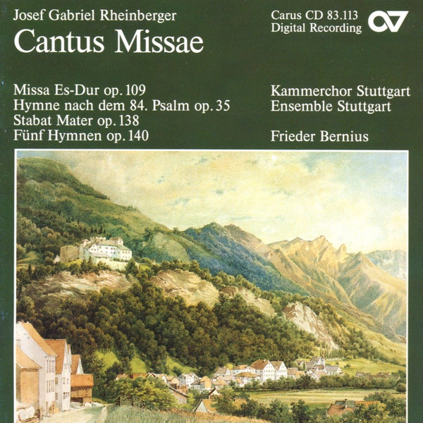

Rheinberger: Musica sacra II. Cantus Missae. / Frieder Bernius (1 CD)