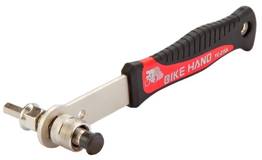 

Съемник шатунов Bike Hand с ручкой, Красный;черный;серебристый