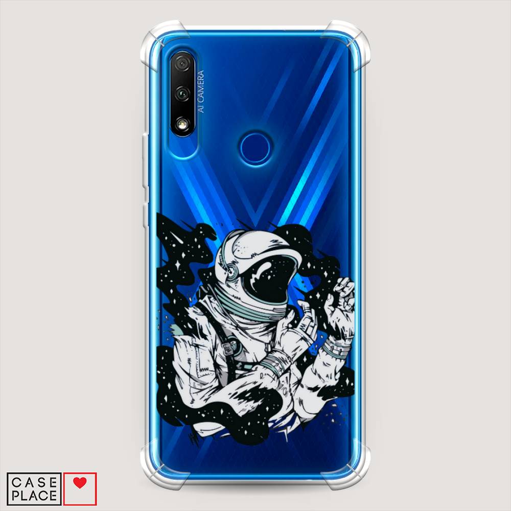 

Чехол Awog на Honor 9X "Космонавт арт", Черный;белый;прозрачный, 69951-1