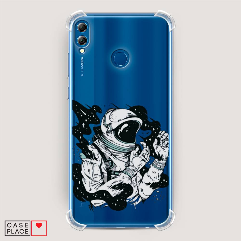 

Чехол Awog на Honor 8X "Космонавт арт", Черный;белый;прозрачный, 66751-1