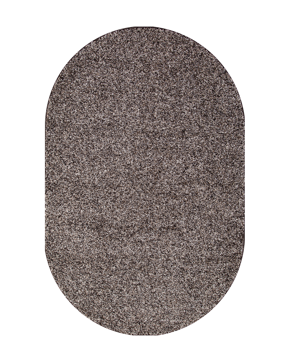 фото Ковёр merinos platinum 120x180 овальный коричневый бежевый t600