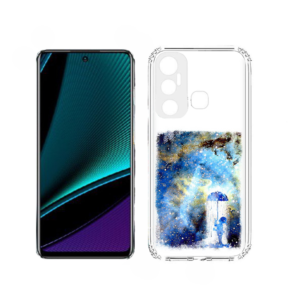 

Чехол MyPads мальчик в небе для Infinix Hot 11, Прозрачный, Tocco
