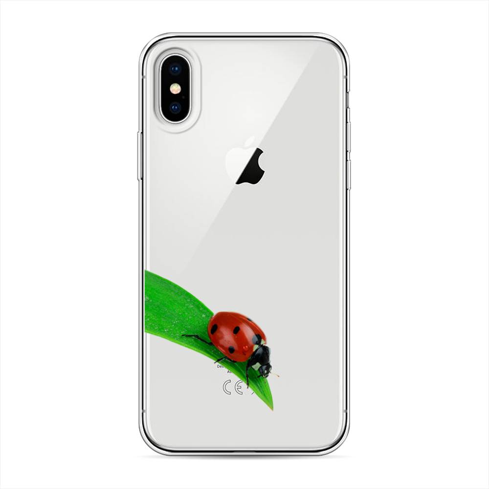 фото Силиконовый чехол "на счастье" на apple iphone xs (10s) awog