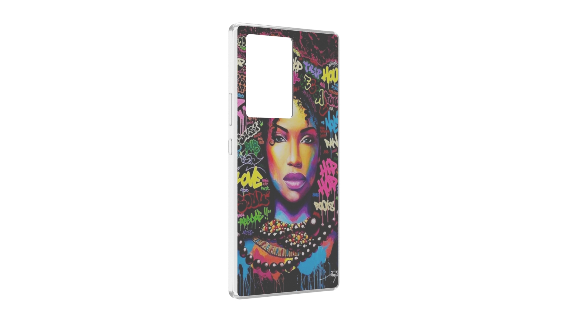 

Чехол MyPads девушка-в-граффити женский для ZTE Nubia Z40 Pro, Прозрачный, Tocco