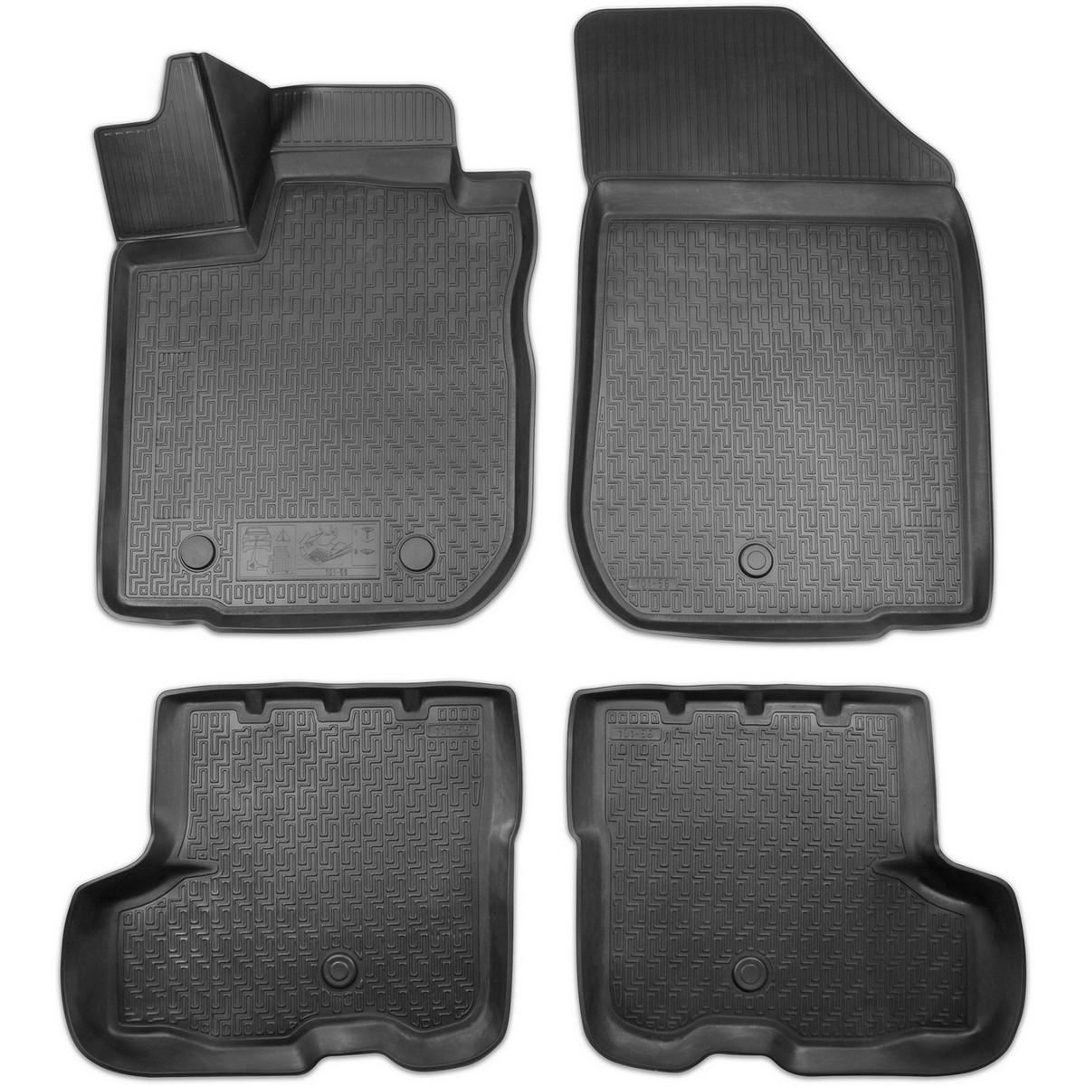 фото Коврики в салон automax renault sandero ii hb 2014-/sandero stepway ii hb 2014-, 4105504am