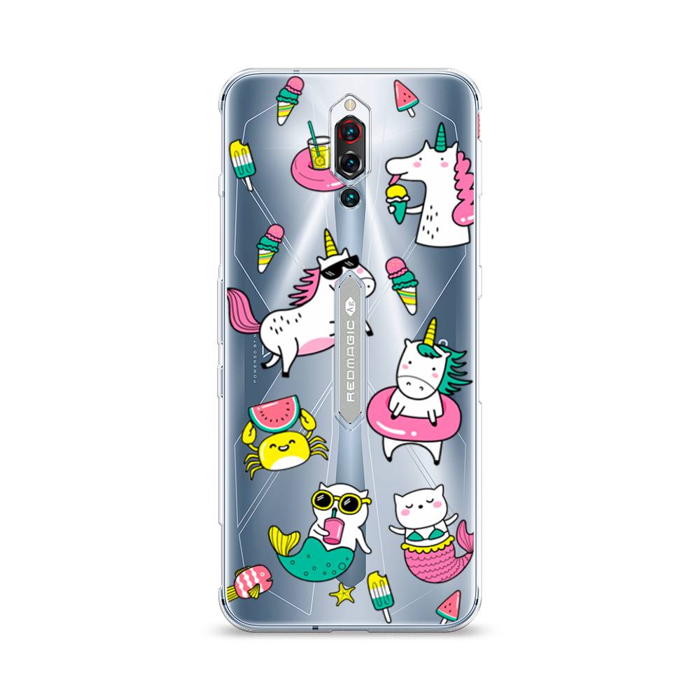

Чехол Awog на ZTE Red Magic 5S / ЗТЕ Ред Мэджик 5S "На отдыхе", Разноцветный, 134250-2
