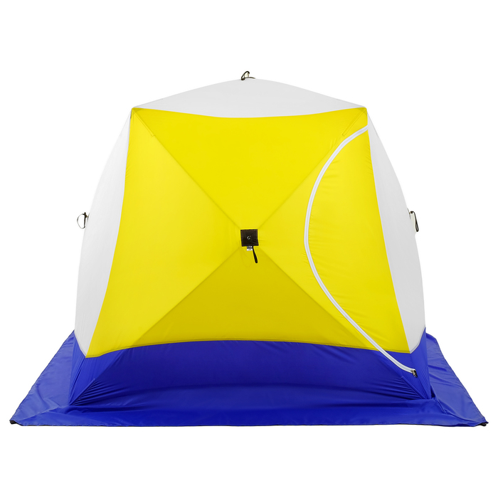 фото Палатка зимняя «куб», 3-местная, трёхслойная, дышащая стэк
