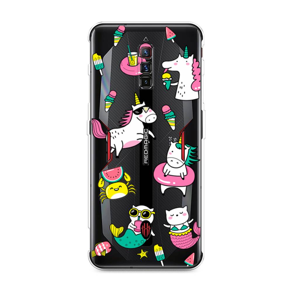 

Чехол Awog на ZTE Nubia Red Magic 6 / ЗТЕ Нубиа Ред Мэджик 6 "На отдыхе", Разноцветный, 135150-2