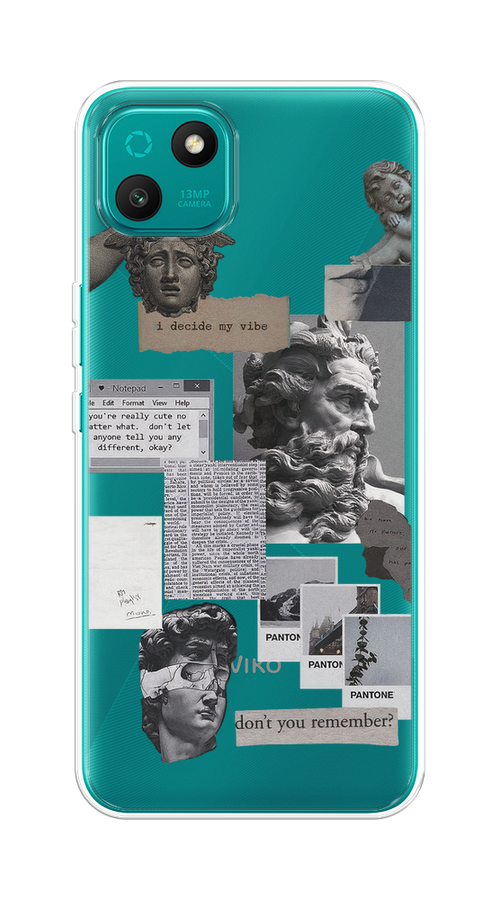 

Чехол на Wiko T10 "Коллаж греческие скульптуры", 3400250-1