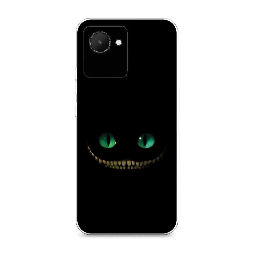 

Силиконовый чехол "Зеленоглазый чеширский кот" на Realme C30, Разноцветный, 2510550-10