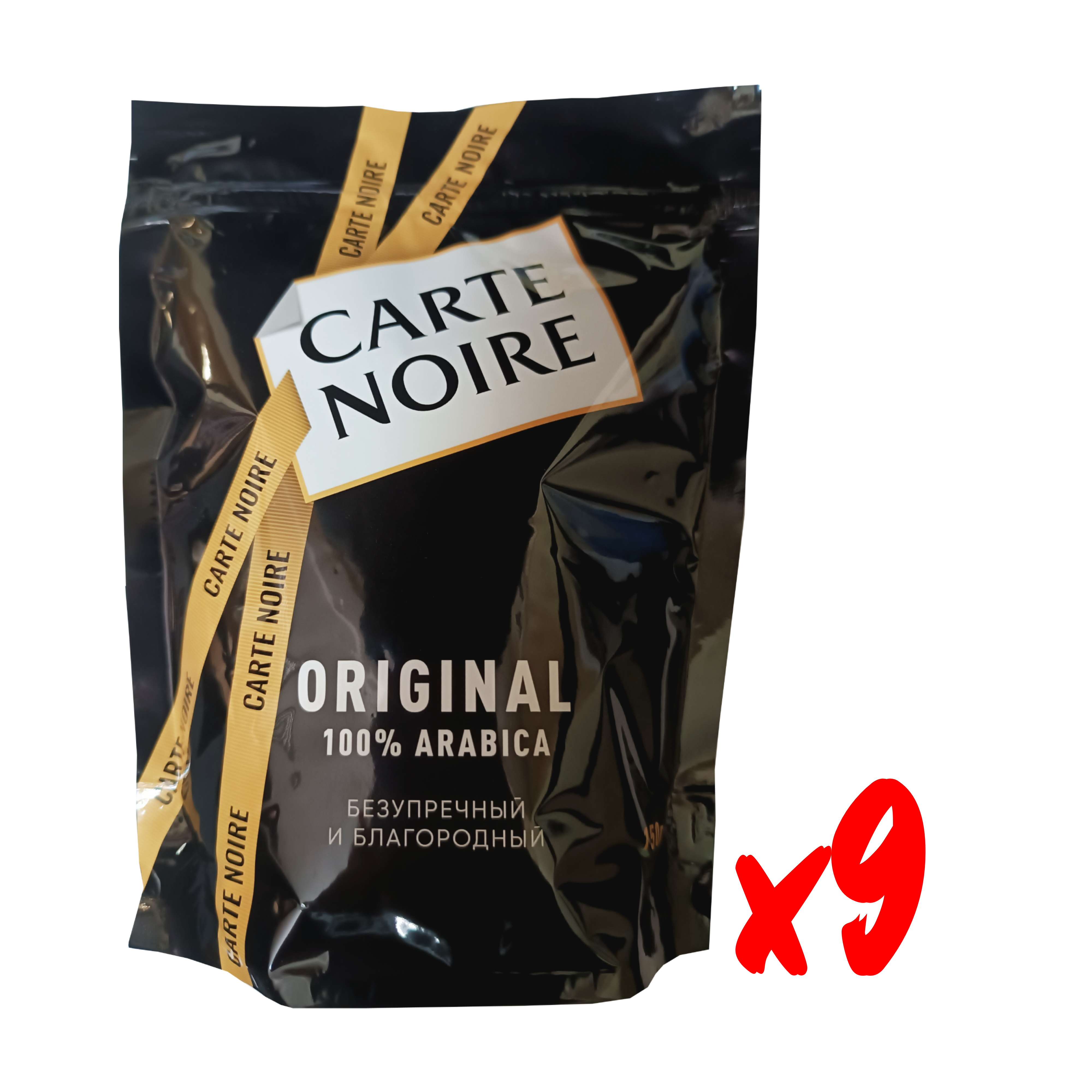 Кофе растворимый Carte Noire Original, пакет 150 г 9 шт