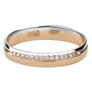 

Кольцо из золота р.  CULON 1-1055-C--D, бриллиант, 1-1055-C--D