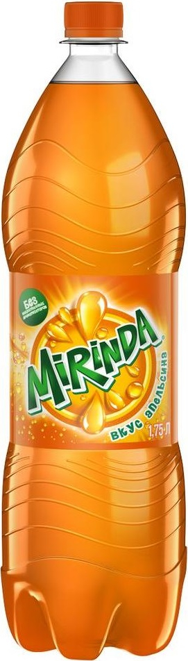 

Газированный напиток Mirinda Refreshing апельсин 1,75 л