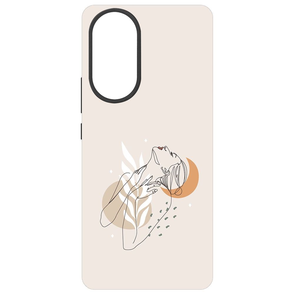 

Чехол-накладка Krutoff Soft Case Женственность для Honor 50 черный