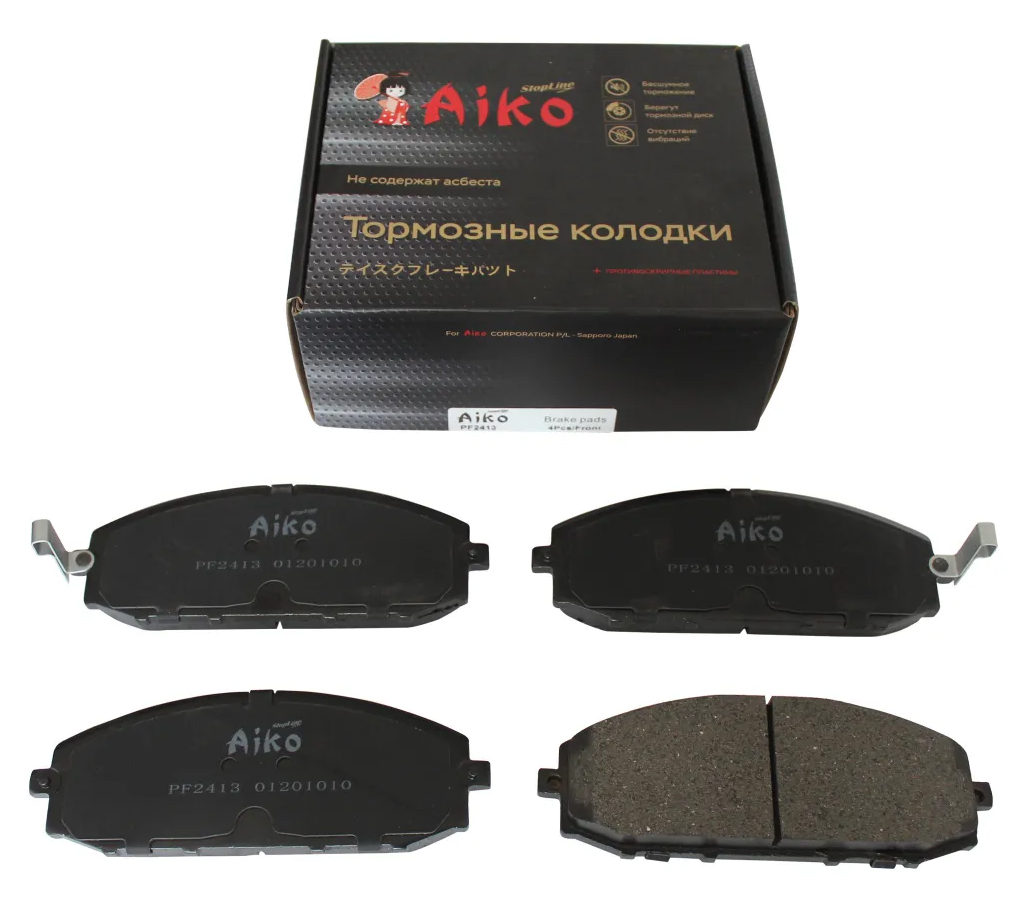 

Тормозные колодки AIKO передние для Nissan Patrol Y61 1997- PF2413