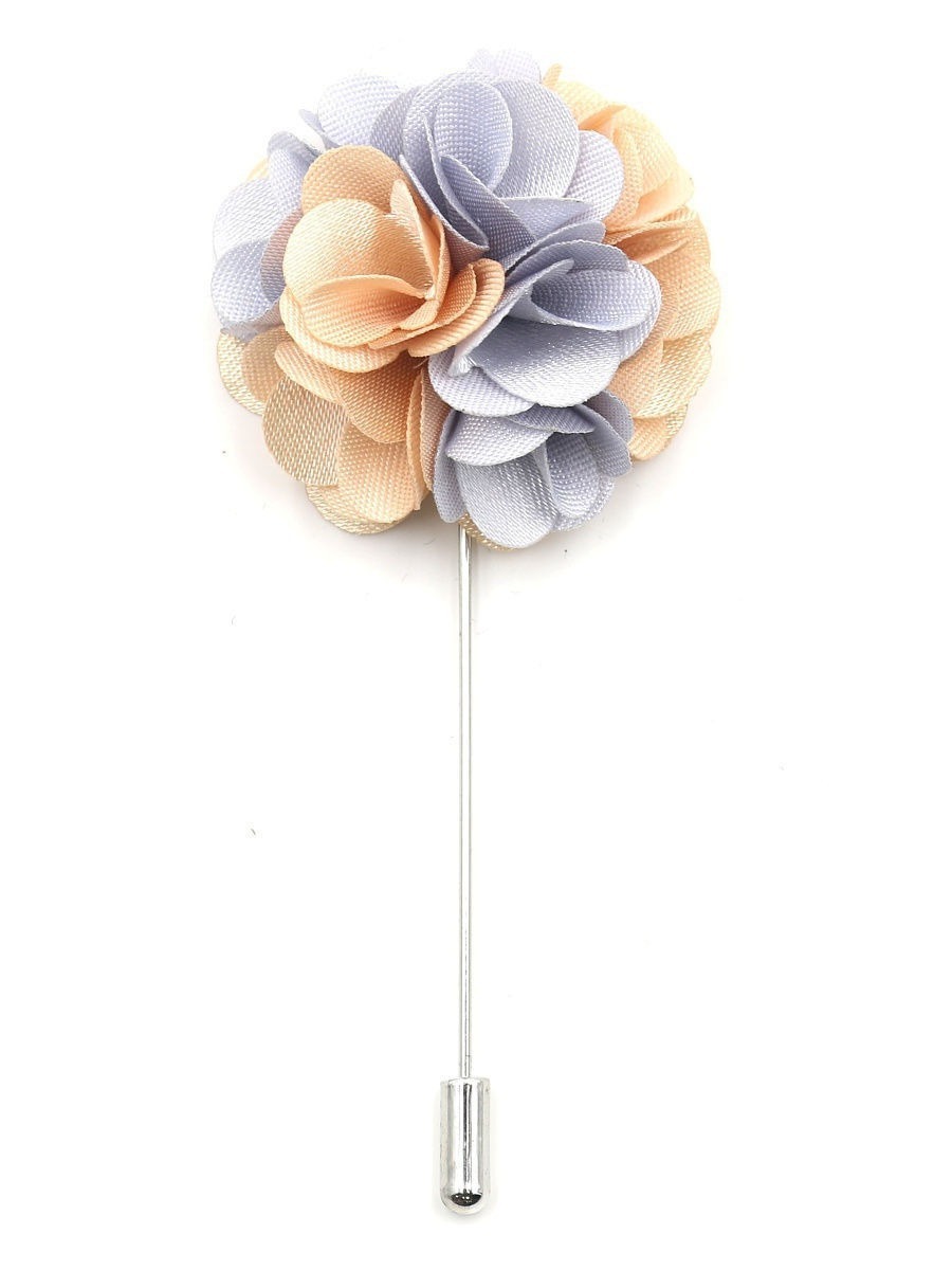 Брошь из бижутерного сплава GENTLETEAM Boutonniere-4 текстиль 451₽