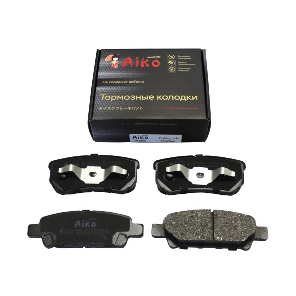 

Тормозные колодки AIKO задние для Mitsubishi Airteck, Lancer, Outlander 2003- PF3502