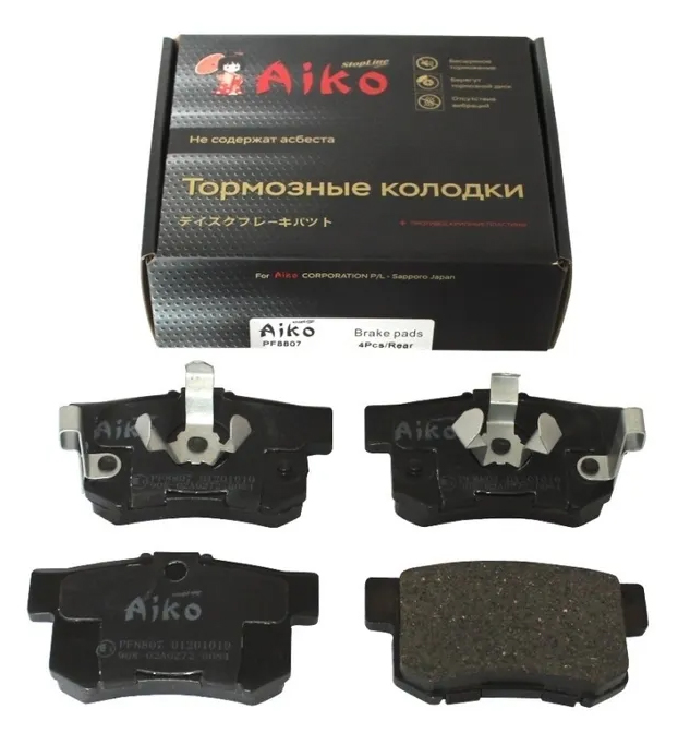 

Тормозные колодки AIKO задние для Honda Accord, CR-V 2007- PF8807