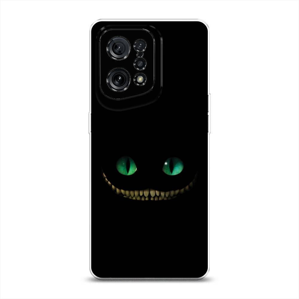 

Чехол Awog на Oppo Find X5 "Зеленоглазый чеширский кот", 259750-10