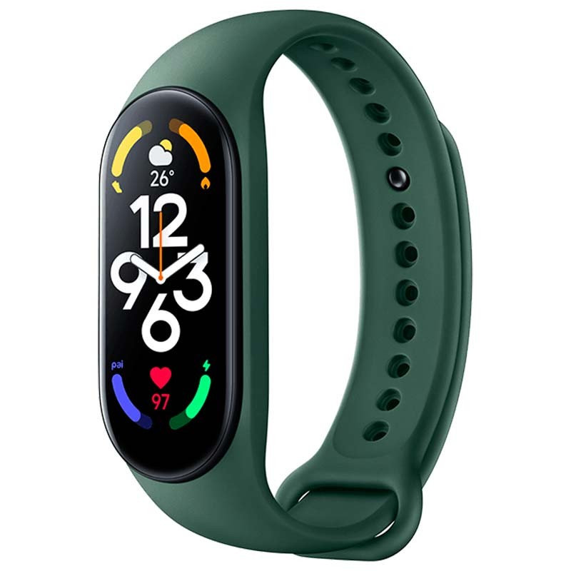 

Aксессуар Ремешок Xiaomi для Mi Band 7 Silicone Strap Dark Green, Зеленый