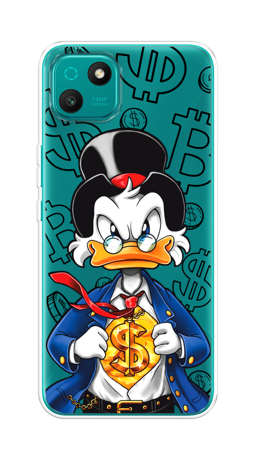 

Чехол на Wiko T10 "Scrooge Goldman", Черный;белый;синий, 3400250-1
