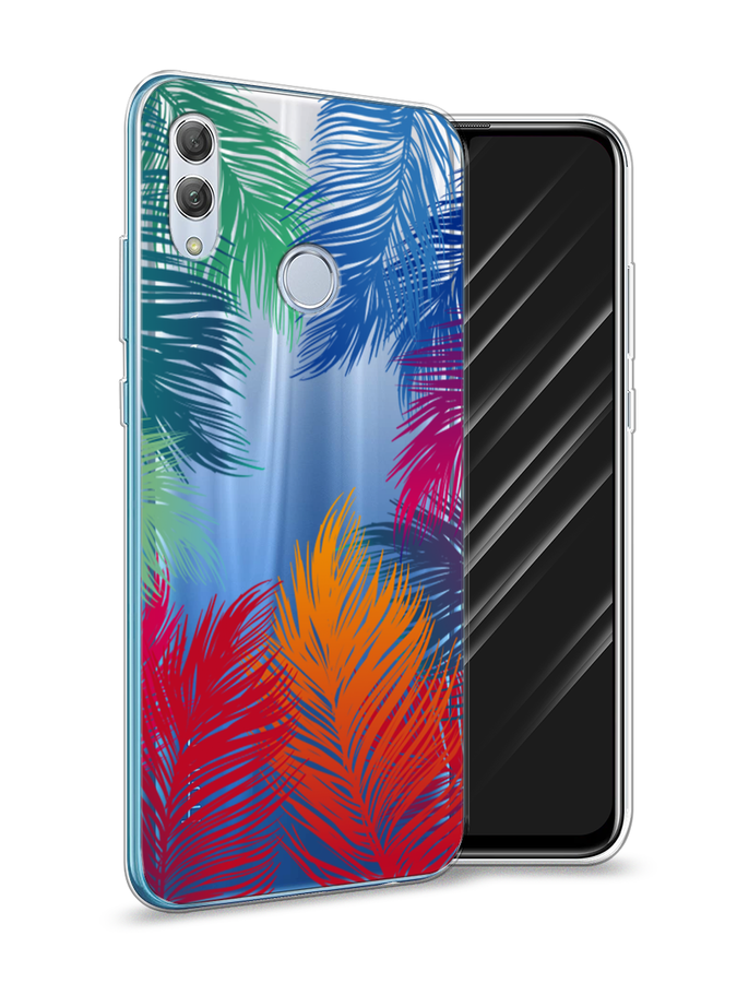 

Чехол Awog на Honor 10 Lite "Рамка из перьев", Красный, 67550-4