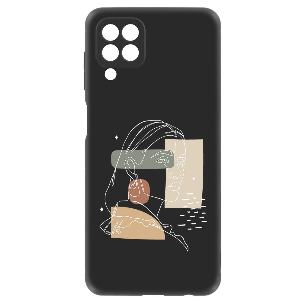 фото Чехол-накладка krutoff soft case уверенность для samsung galaxy m32 (m325) черный