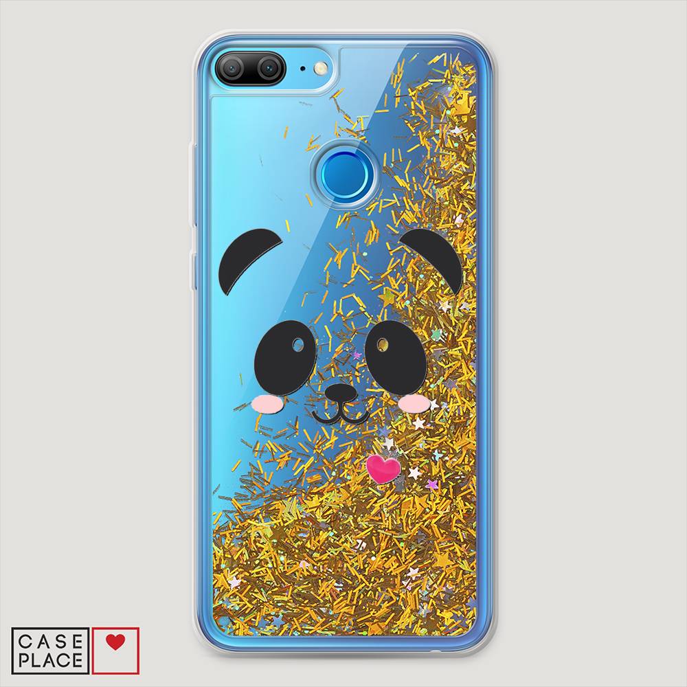Чехол Awog  на Honor 9 Lite Влюбленный панда контур