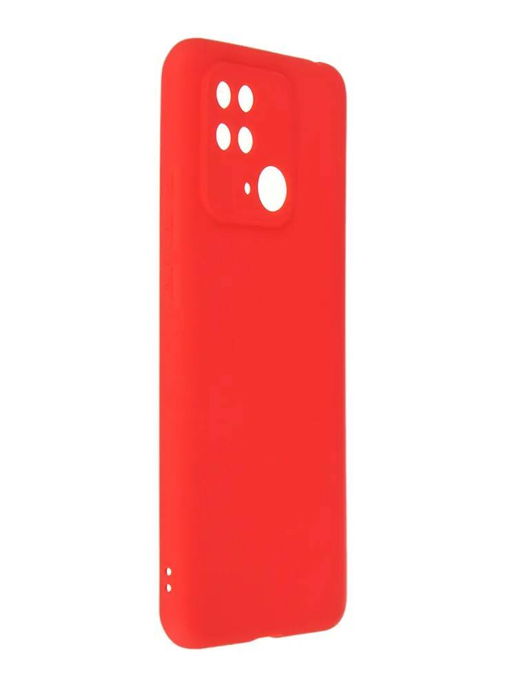 фото Чехол neypo для xiaomi redmi 10c soft matte silicone с защитой камеры red nst53162