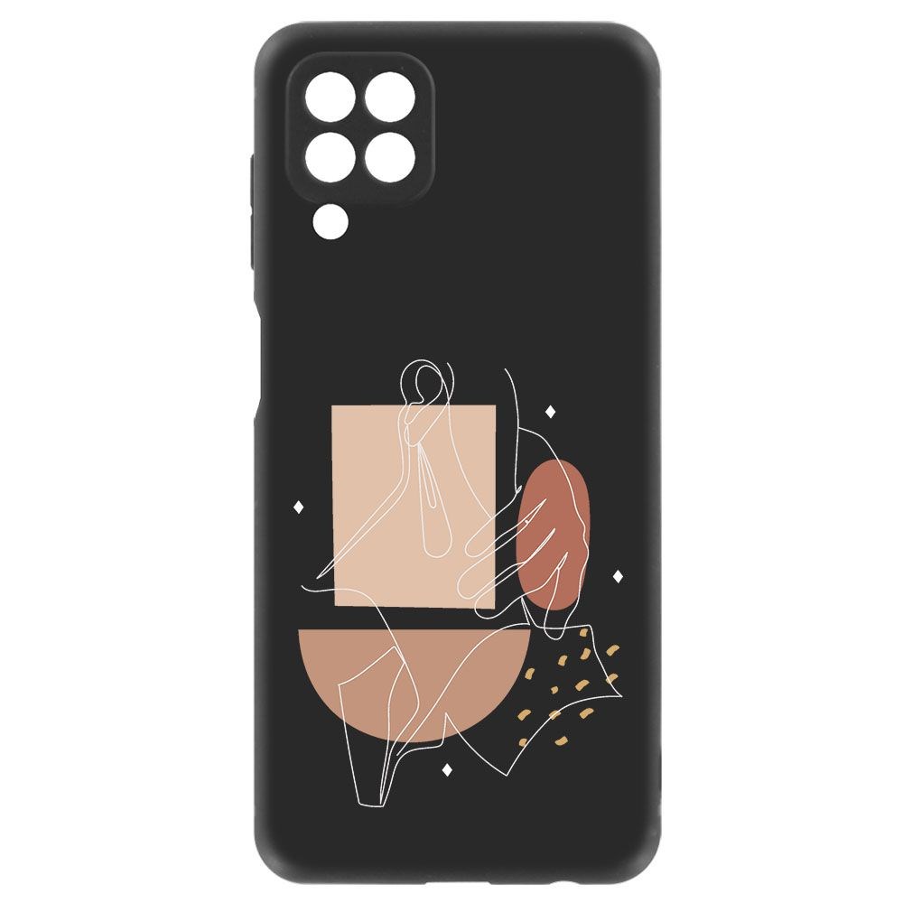 фото Чехол-накладка krutoff soft case изящность для samsung galaxy m32 (m325) черный