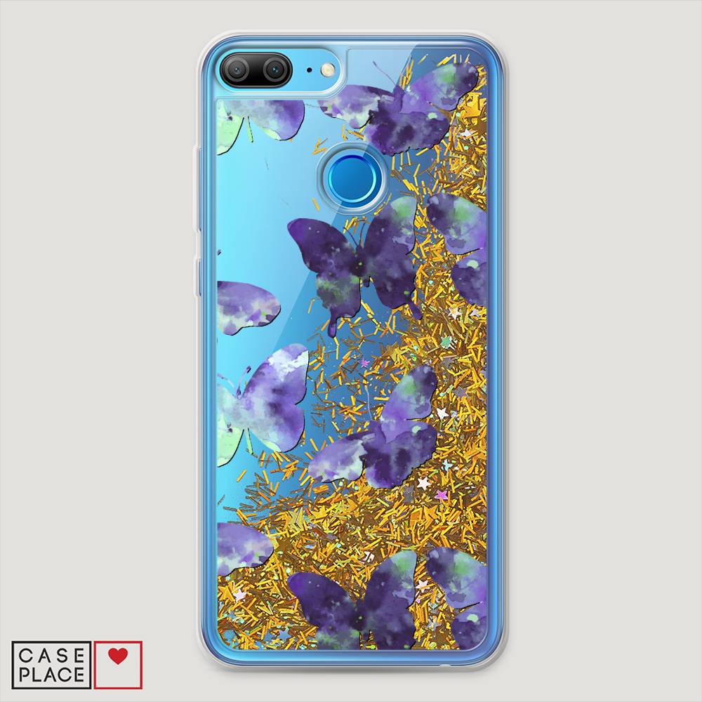 

Чехол Awog на Honor 9 Lite "Бабочки отпечатки", Разноцветный, 64290-1