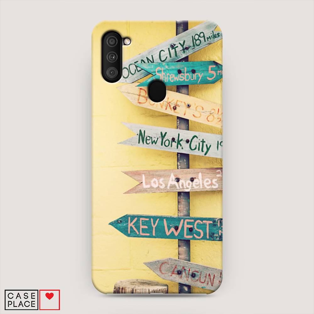 

Пластиковый чехол "Нулевой километр" на Samsung Galaxy M11, 2100620-3