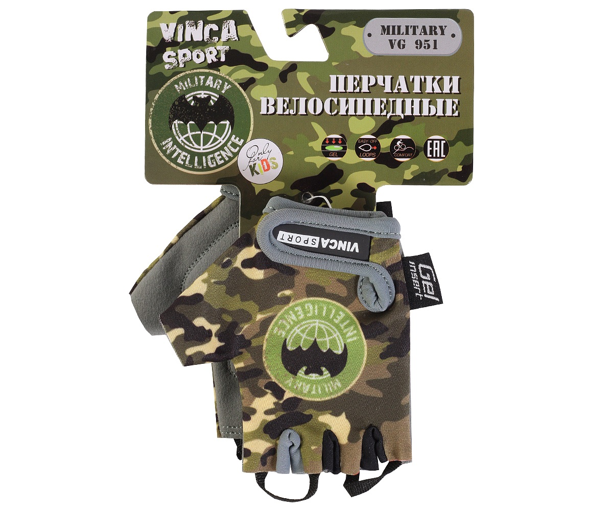 

Перчатки детские VINCA Military хаки (р.7; хаки)