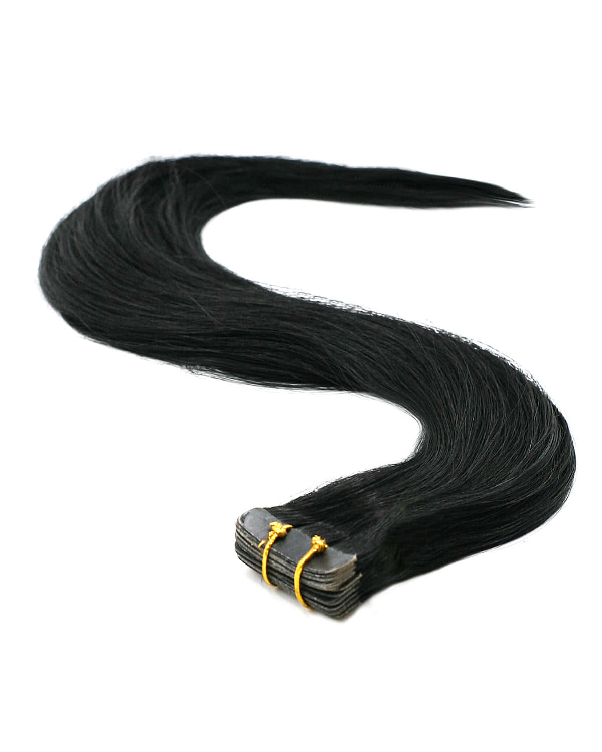 Наращивание Hairshop ленточное Черный 1.0 50см J-Line 20 лент ленточное наращивание hairshop 4 0 40см j line 20 лент темный шоколад