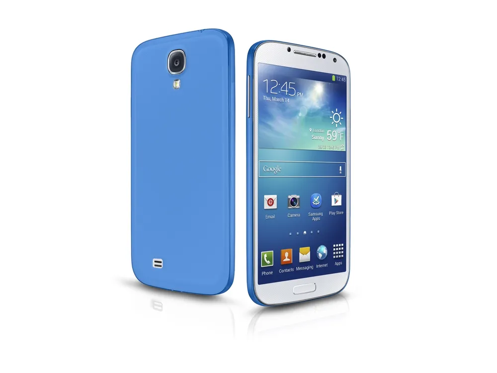Чехол SBS для Samsung Galaxy S4 ультратонкий, голубой