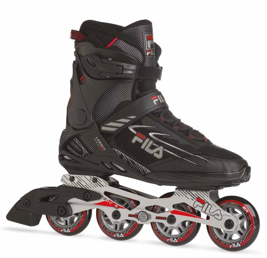 

Коньки роликовые FILA LEGACY PRO 80 BLACK/RED UK9, LEGACY PRO 80