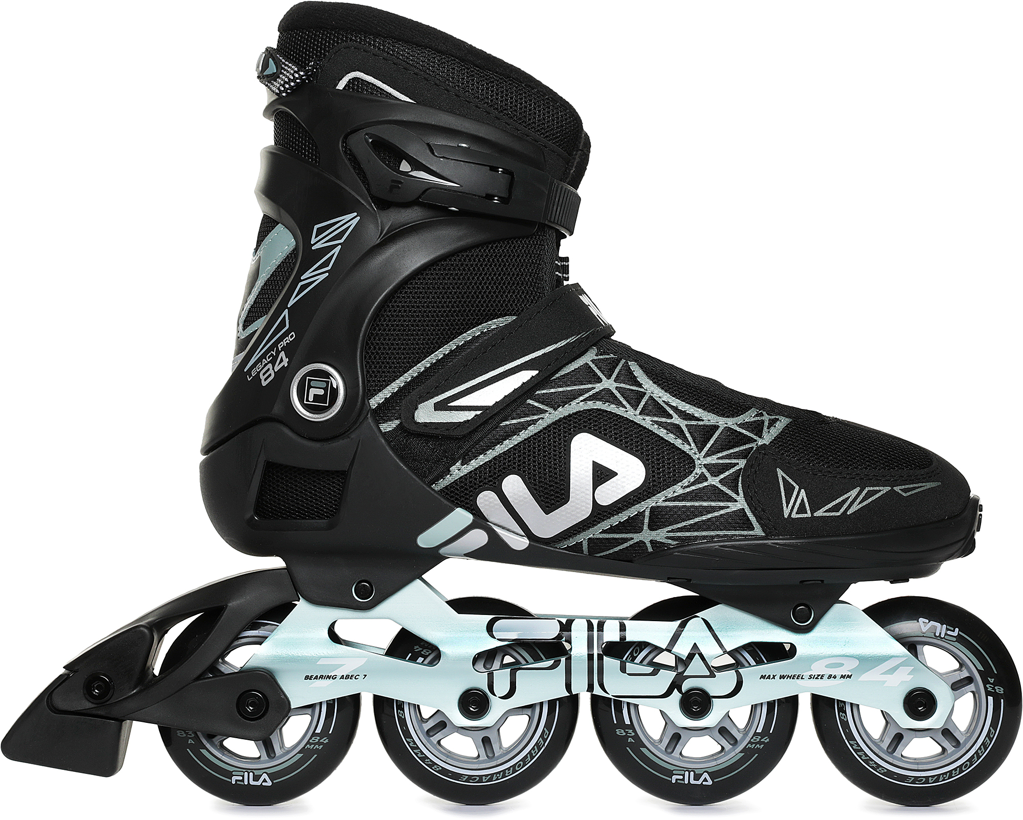 

Коньки роликовые FILA LEGACY PRO 84 BLACK/GREY UK12, LEGACY PRO 84