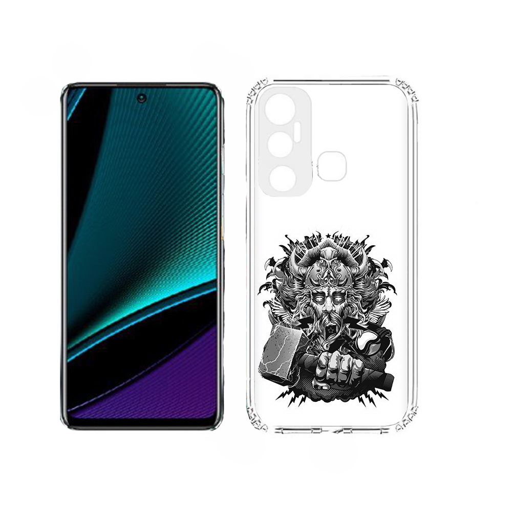 

Чехол MyPads злой тор для Infinix Hot 11, Прозрачный, Tocco