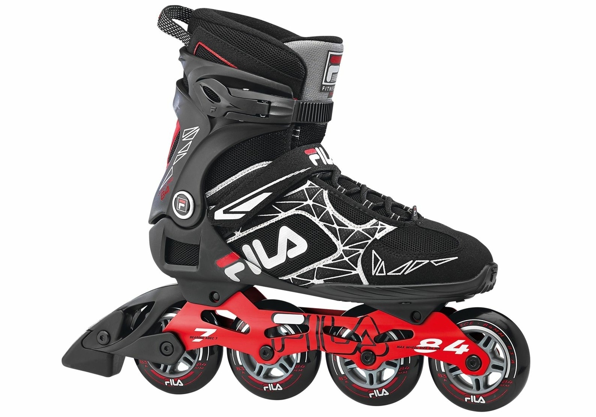 

Коньки роликовые FILA LEGACY PRO 84 black/red UK8,5, LEGACY PRO 84