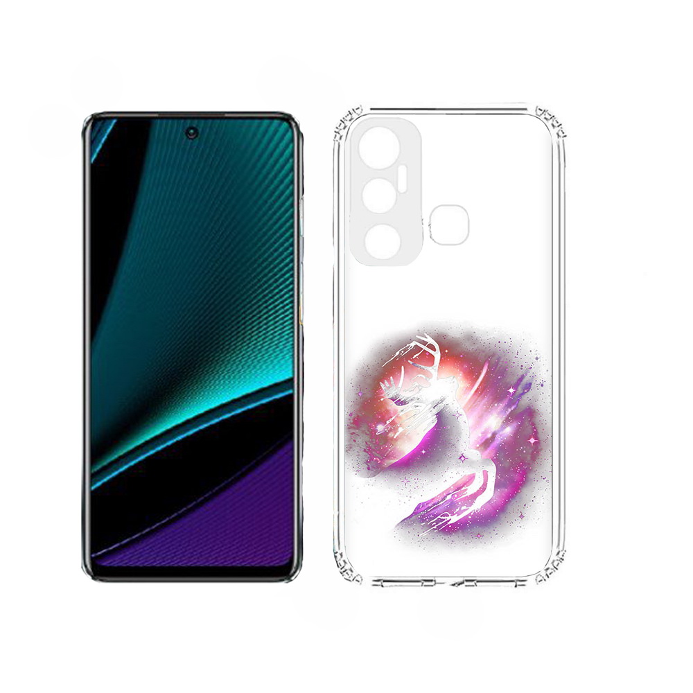 

Чехол MyPads звездный олень для Infinix Hot 11, Прозрачный, Tocco