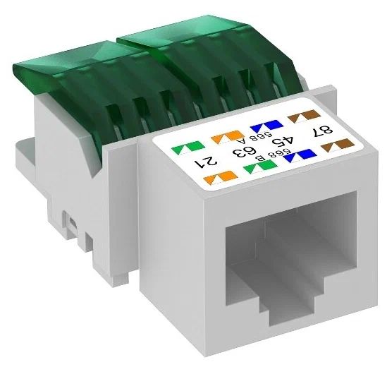 ASM-C5 Разъем RJ45 категория 5e неэкранированный UTP для корпусов DTG-2RM и DTS-2RM,1 шт.